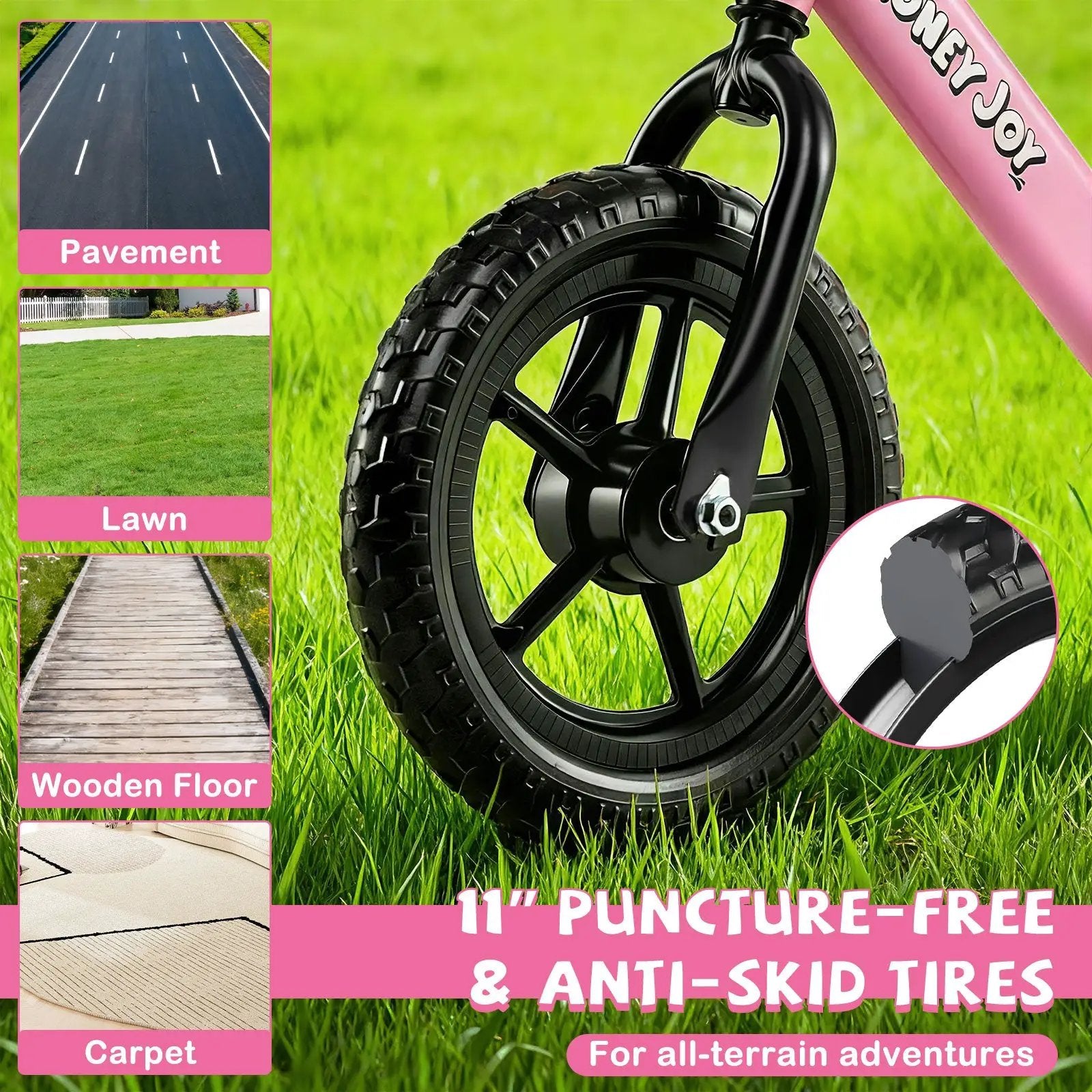 Lightweight Toddler Balance Bike No Pedal Training Bicycle by DirectDeals