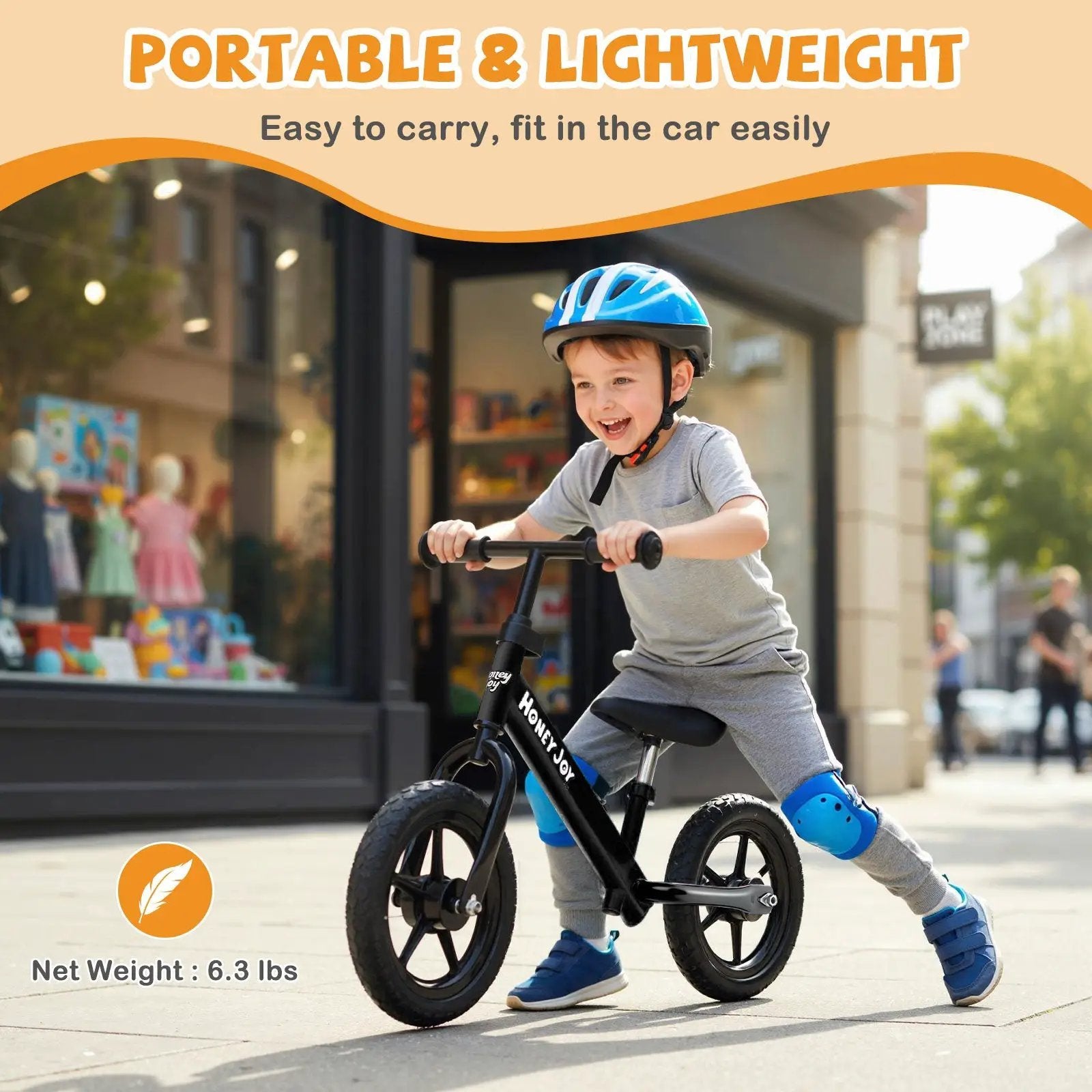 Lightweight Toddler Balance Bike No Pedal Training Bicycle by DirectDeals