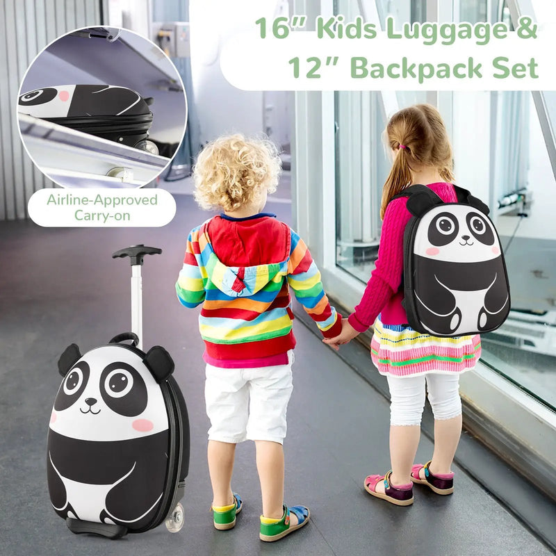 Lightweight and Portable Rolling Suitcase for Children by DirectDeals