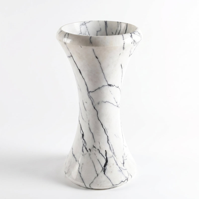Lilac Marble Designer Pedestal Stand-Alone Bathroom Sink Polished 16x16x33.5 by GobekDesign