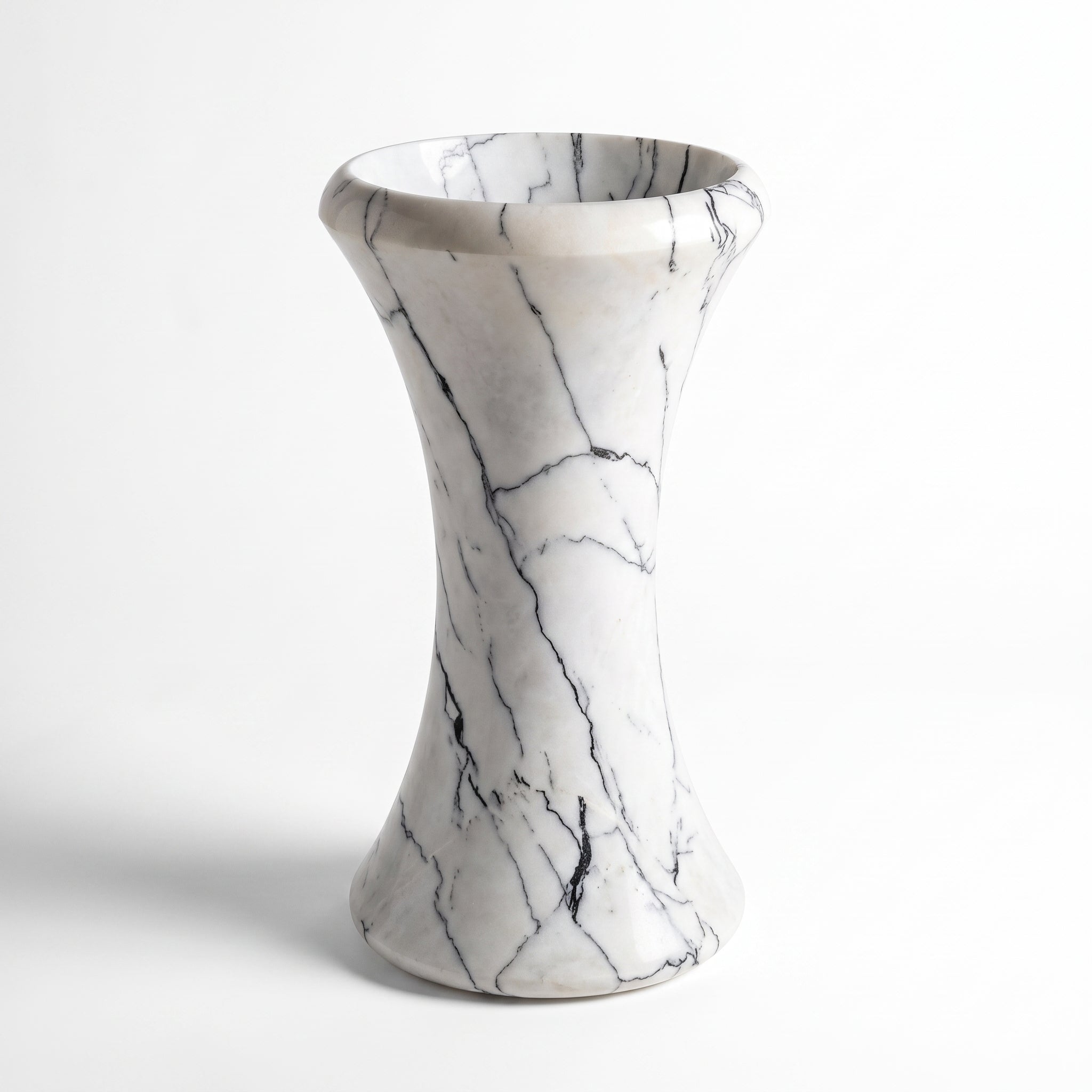 Lilac Marble Designer Pedestal Stand-Alone Bathroom Sink Polished 16x16x33.5 by GobekDesign