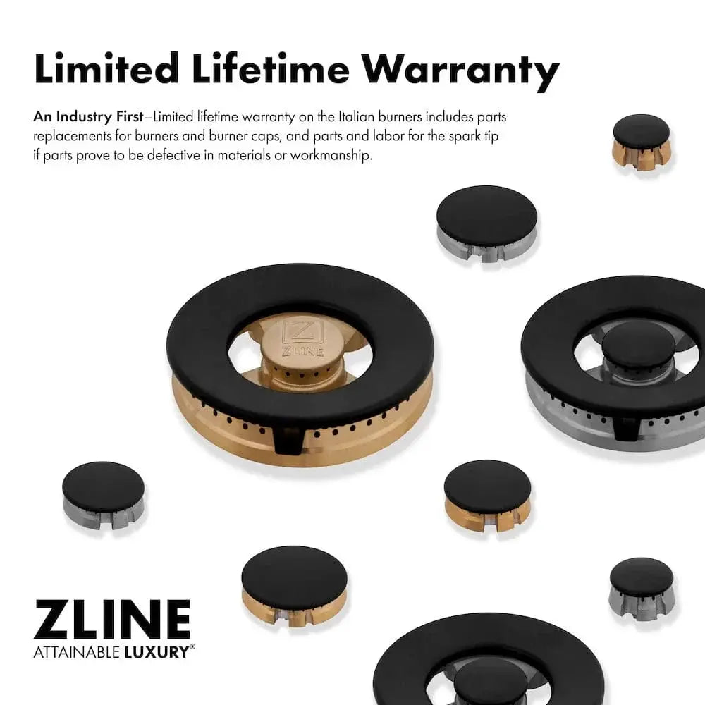 ZLINE 24" Autograph Dual Fuel Range, Stainless, RAZ-24-CB by Farmhouse Kitchen and Bath