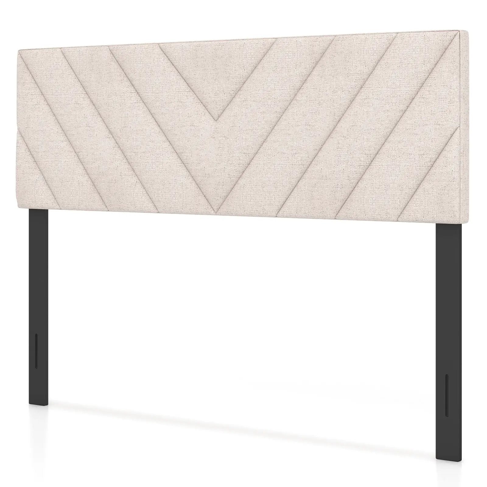 Linen Upholstered Headboard for Full and Queen Size Bed Frames by DirectDeals