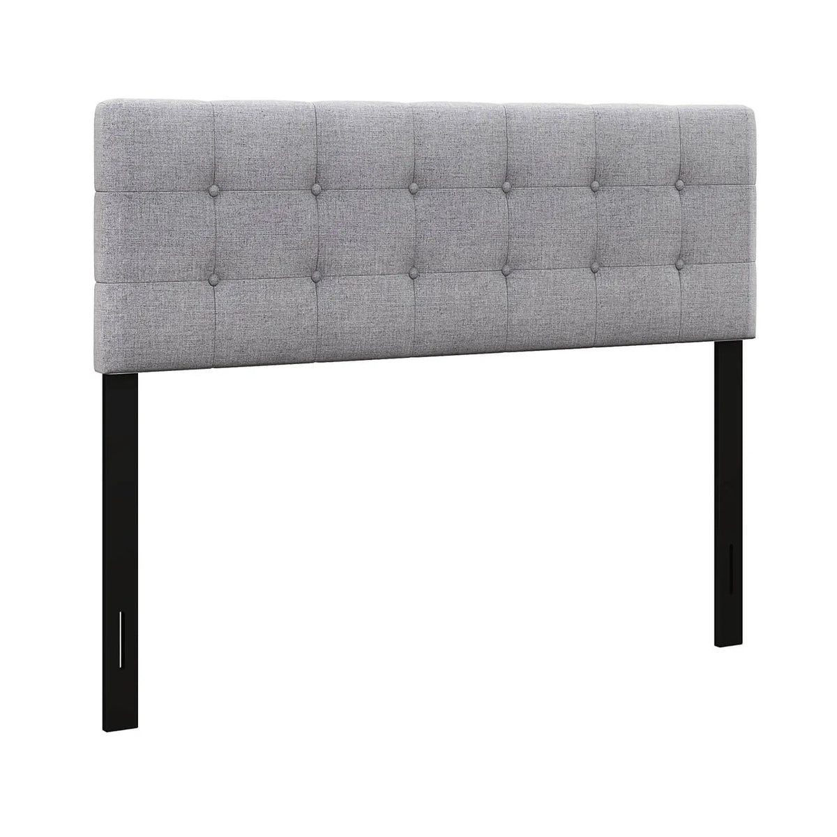 Linen Upholstered Headboard with Solid Rubber Wood Legs, photo 9 of 9
