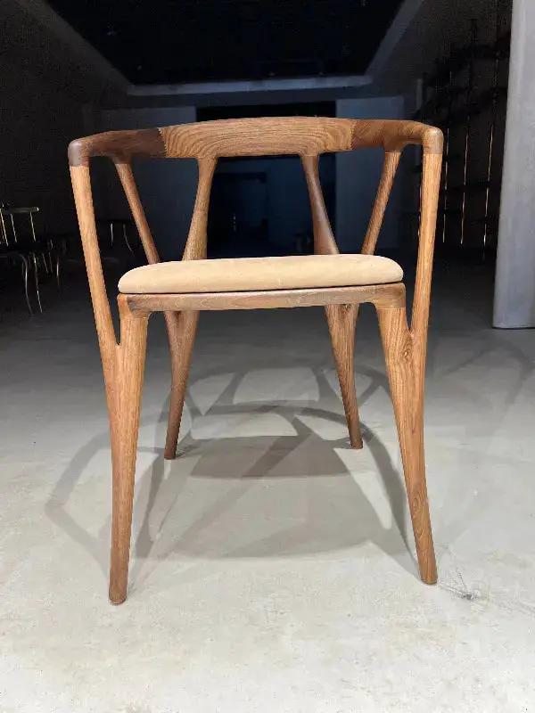 Luxury Premium Solid Walnut Chair - Italian Style, photo 10 of 16