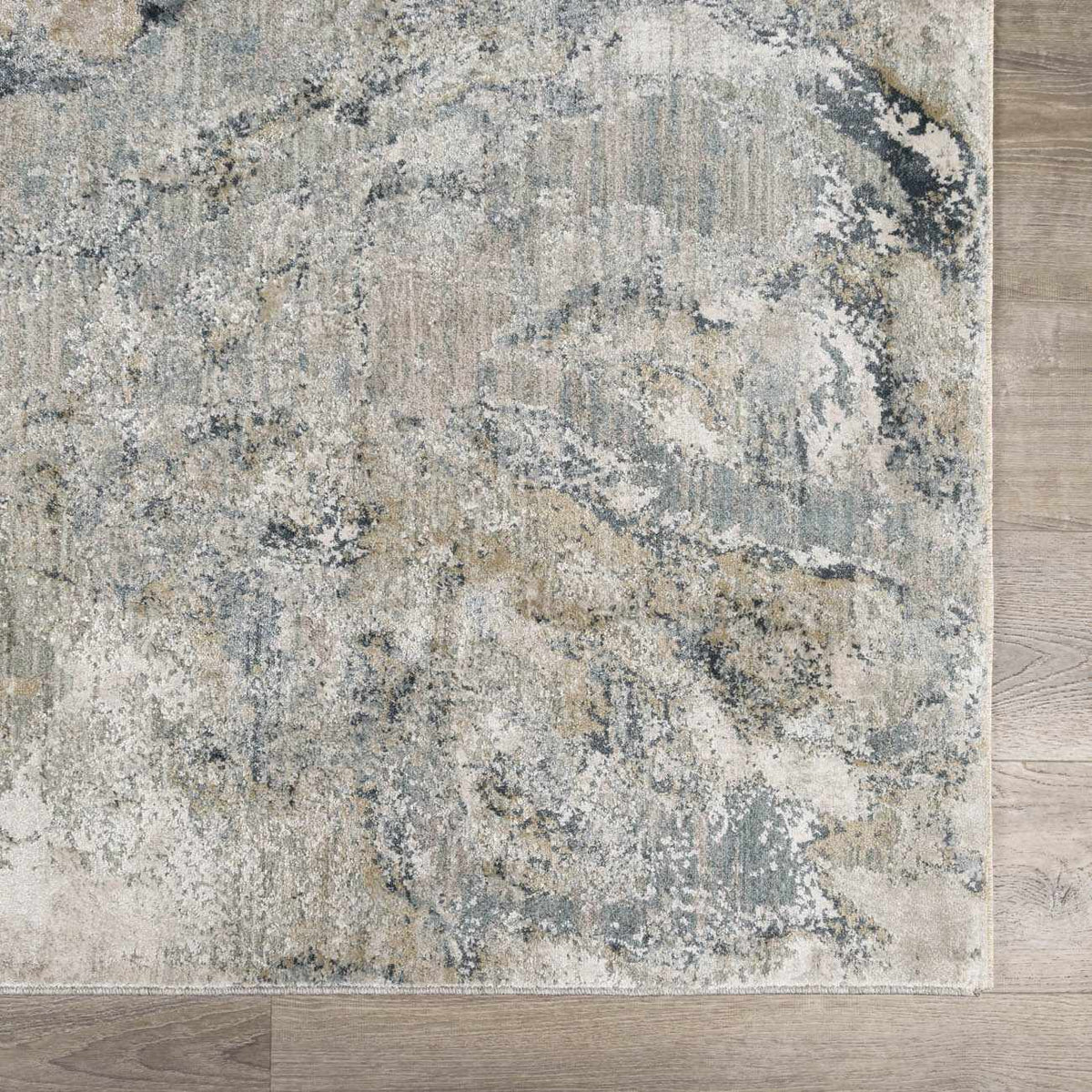 Maddington Gray Marble Thick Luxe Rug, sample swatch