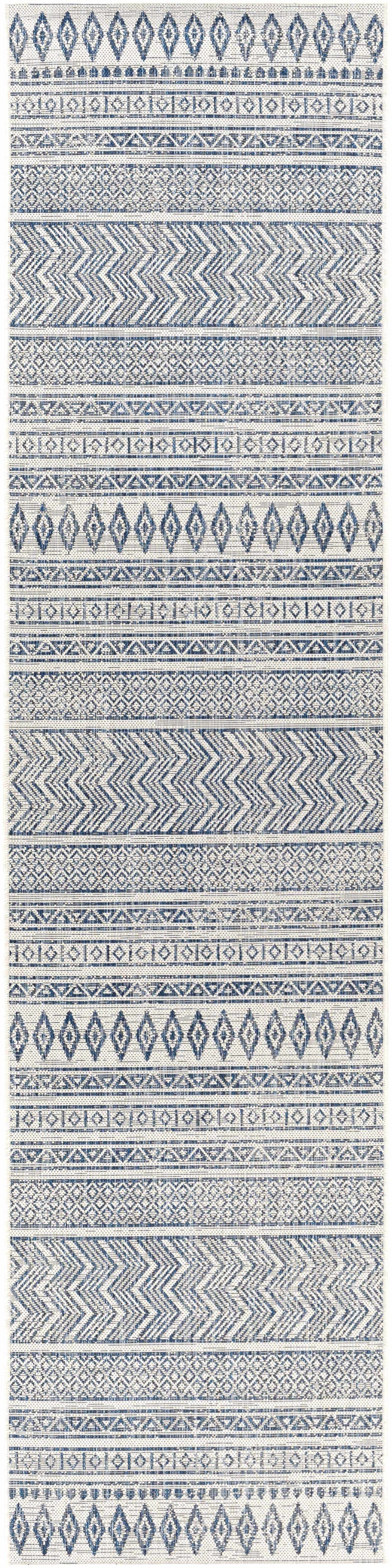 Madras Light Blue Green All Over Performance Outdoor Area Rug by Boutique Rugs