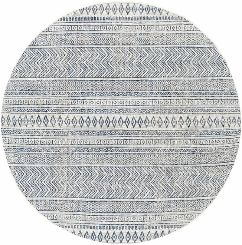 Madras Light Blue Green All Over Performance Outdoor Area Rug by Boutique Rugs