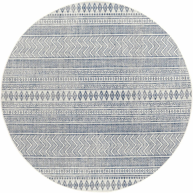 Madras Light Blue Green All Over Performance Outdoor Area Rug by Boutique Rugs