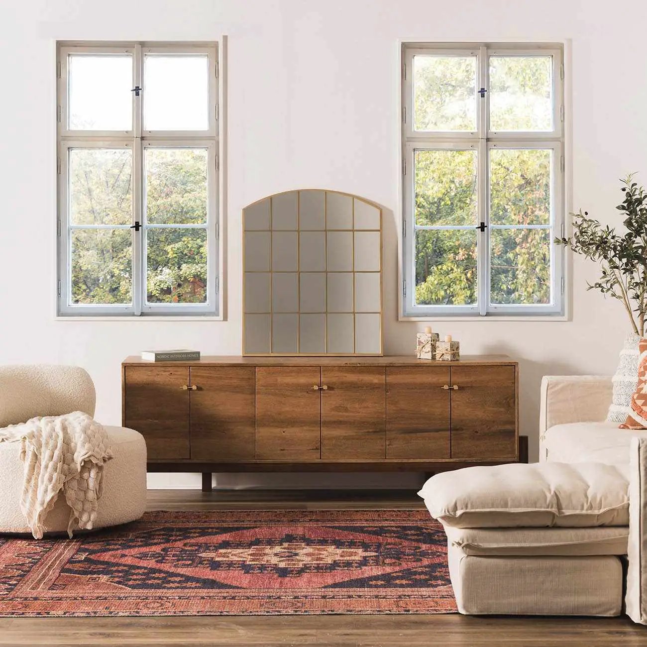 Malamote Vintage Flat Pile Washable Rug by Boutique Rugs
