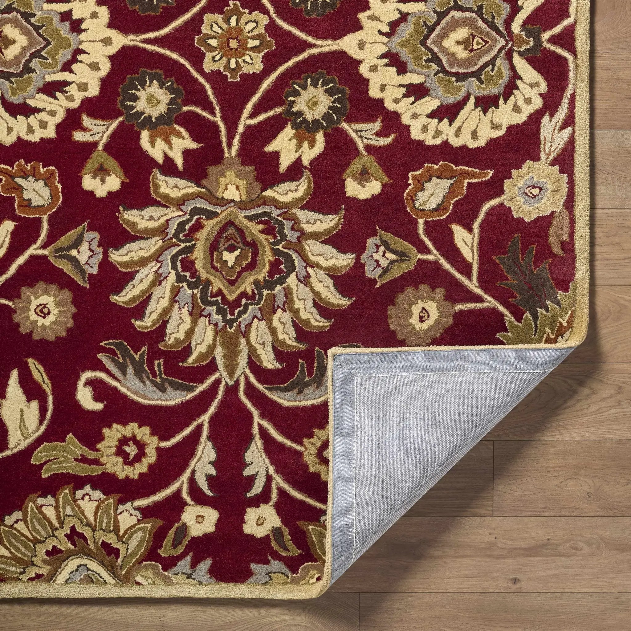 Conesus Red 1061 Hand Tufted Wool Rug by Boutique Rugs