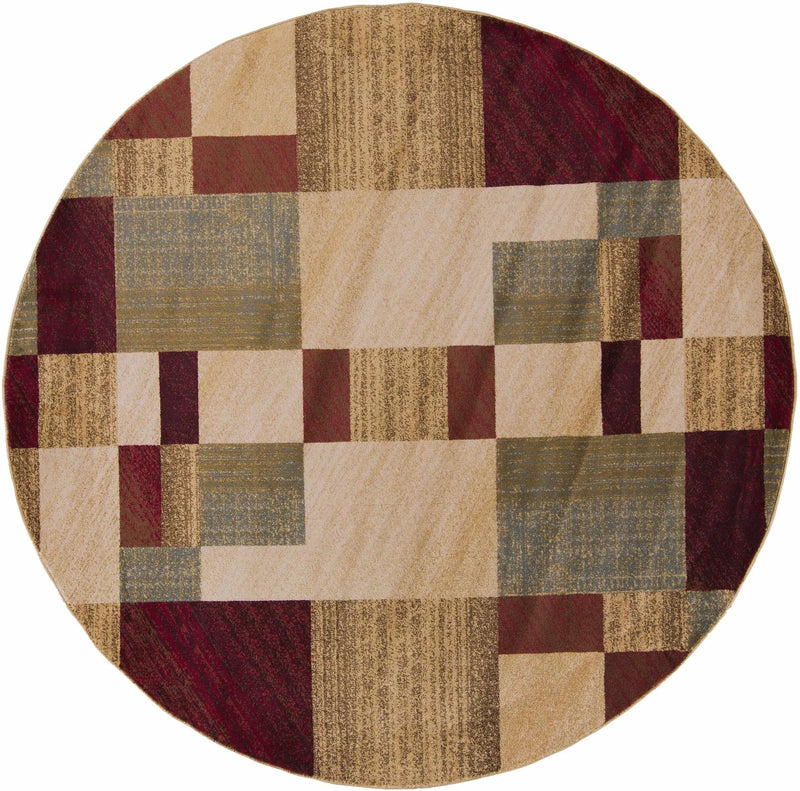Maumee Brown Mosaic Performance Rug - Clearance by Boutique Rugs