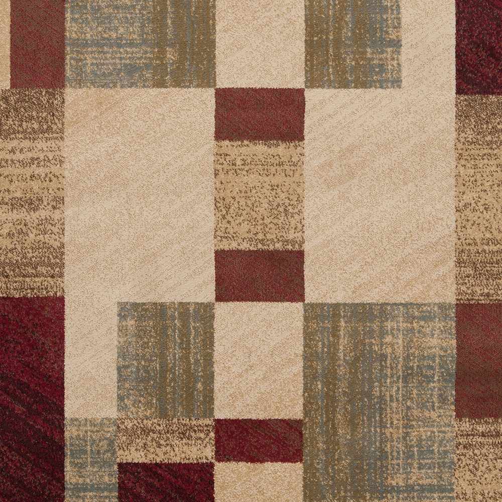 Maumee Brown Mosaic Performance Rug - Clearance by Boutique Rugs