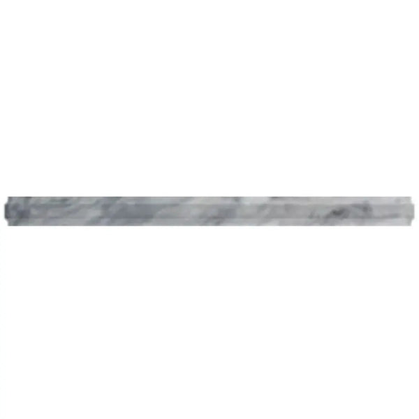 Cloud Gray 0.8x12 Polished Calacatta Bluette Pencil Marble Tile Trim (10 pack, 0.5 sq ft/case)