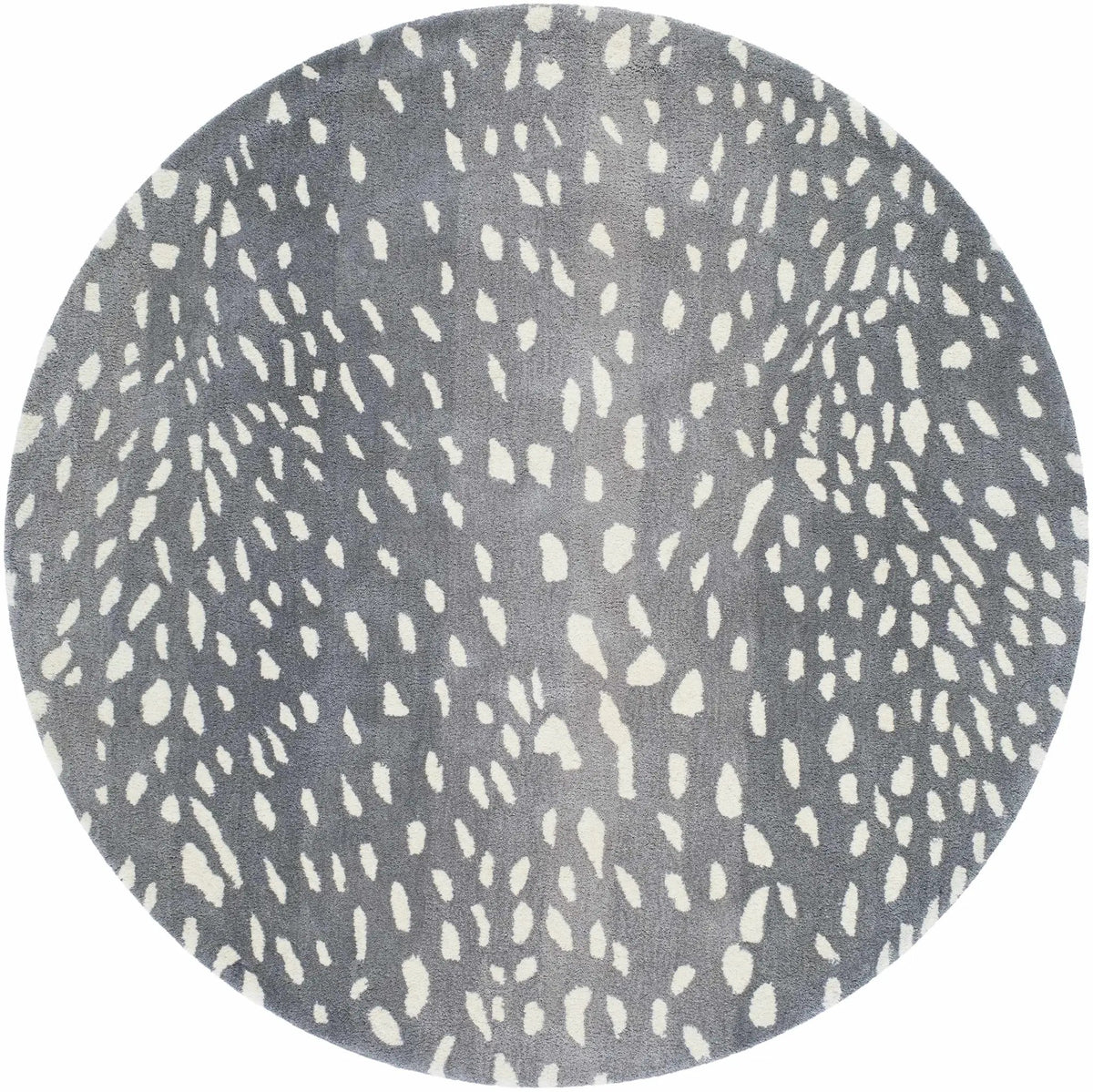 Athena Gray Giraffe Print Wool Rug, photo 5 of 11