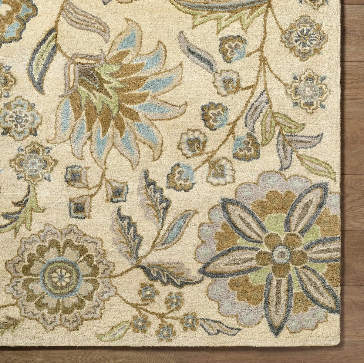 Mack Floral Wool Area Carpet, photo 22 of 22