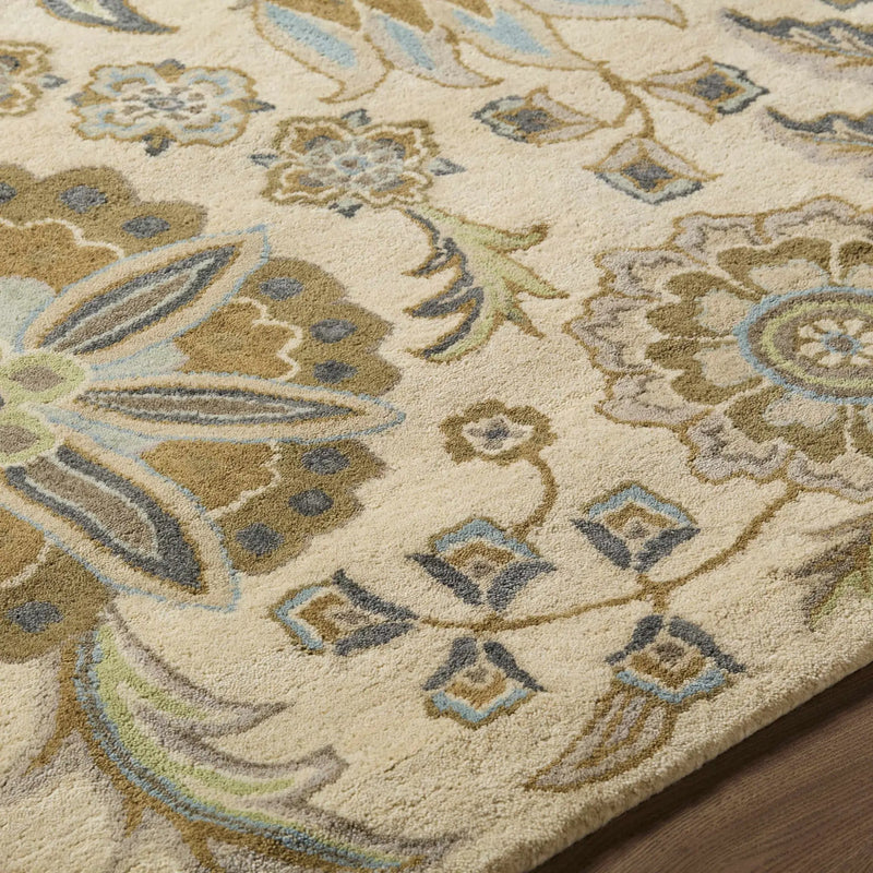 Mack Floral Wool Area Carpet by Boutique Rugs