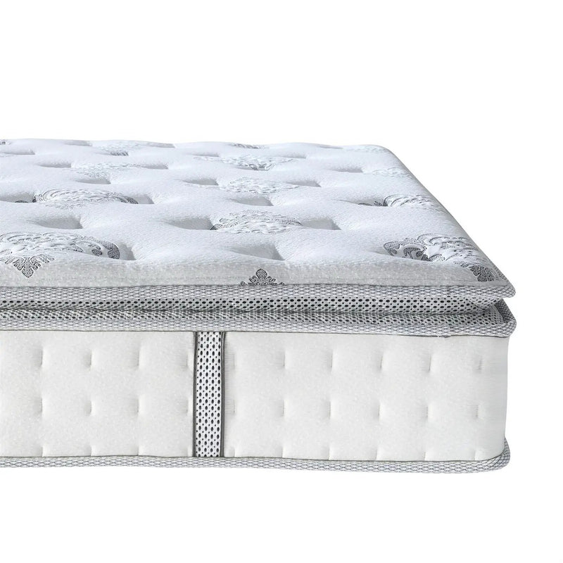 12 inch Medium Firm Pillow Top Hybrid Mattress In A Box - Queen Size by HomePacific