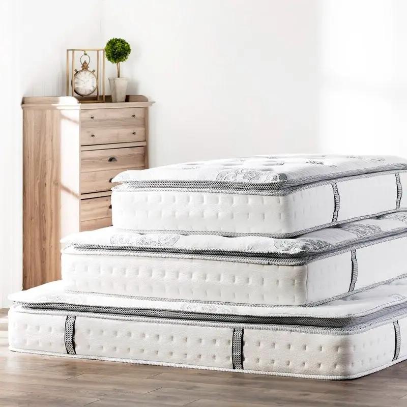 12 inch Medium Firm Pillow Top Hybrid Mattress In A Box - Queen Size by HomePacific