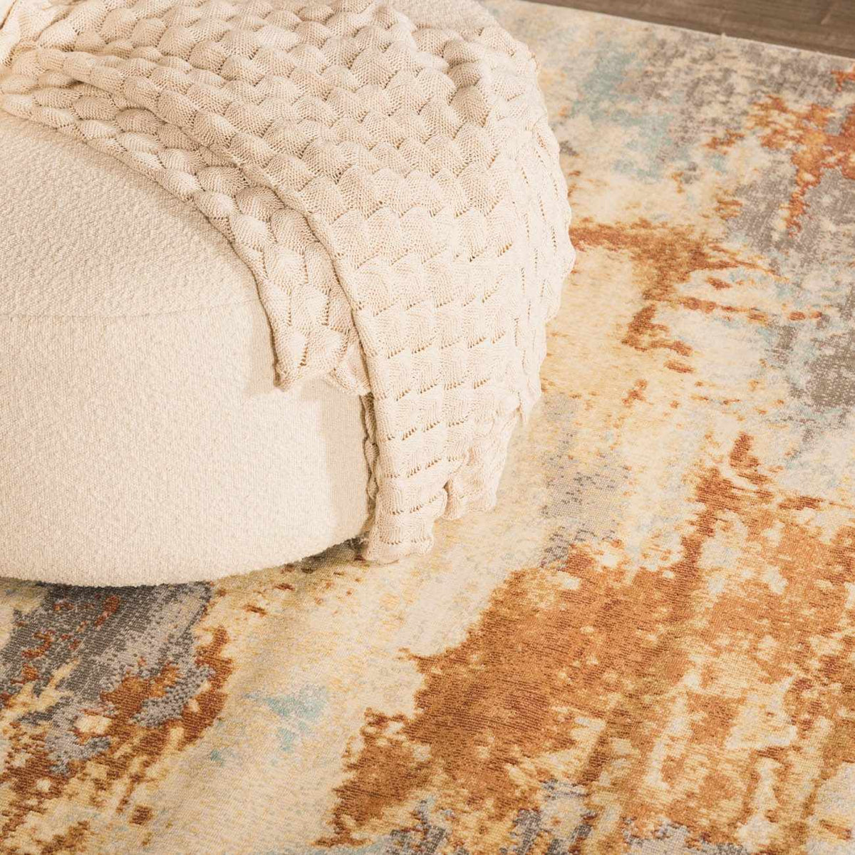 Mecosta Light Outdoor Area Rug - Clearance, installed in a room 3