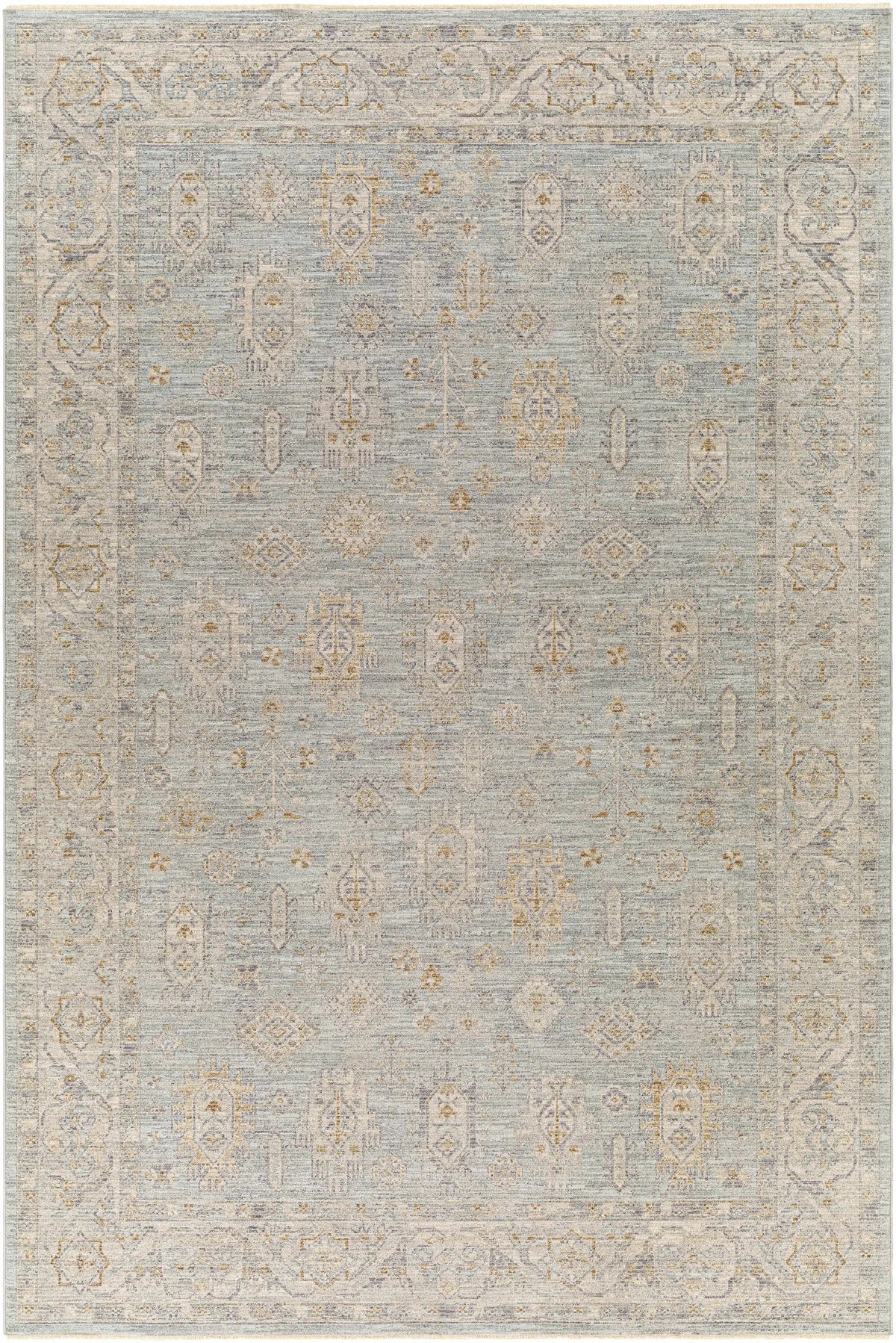 Coby Deep Teal Avant Garde Thick Luxe Area Rug