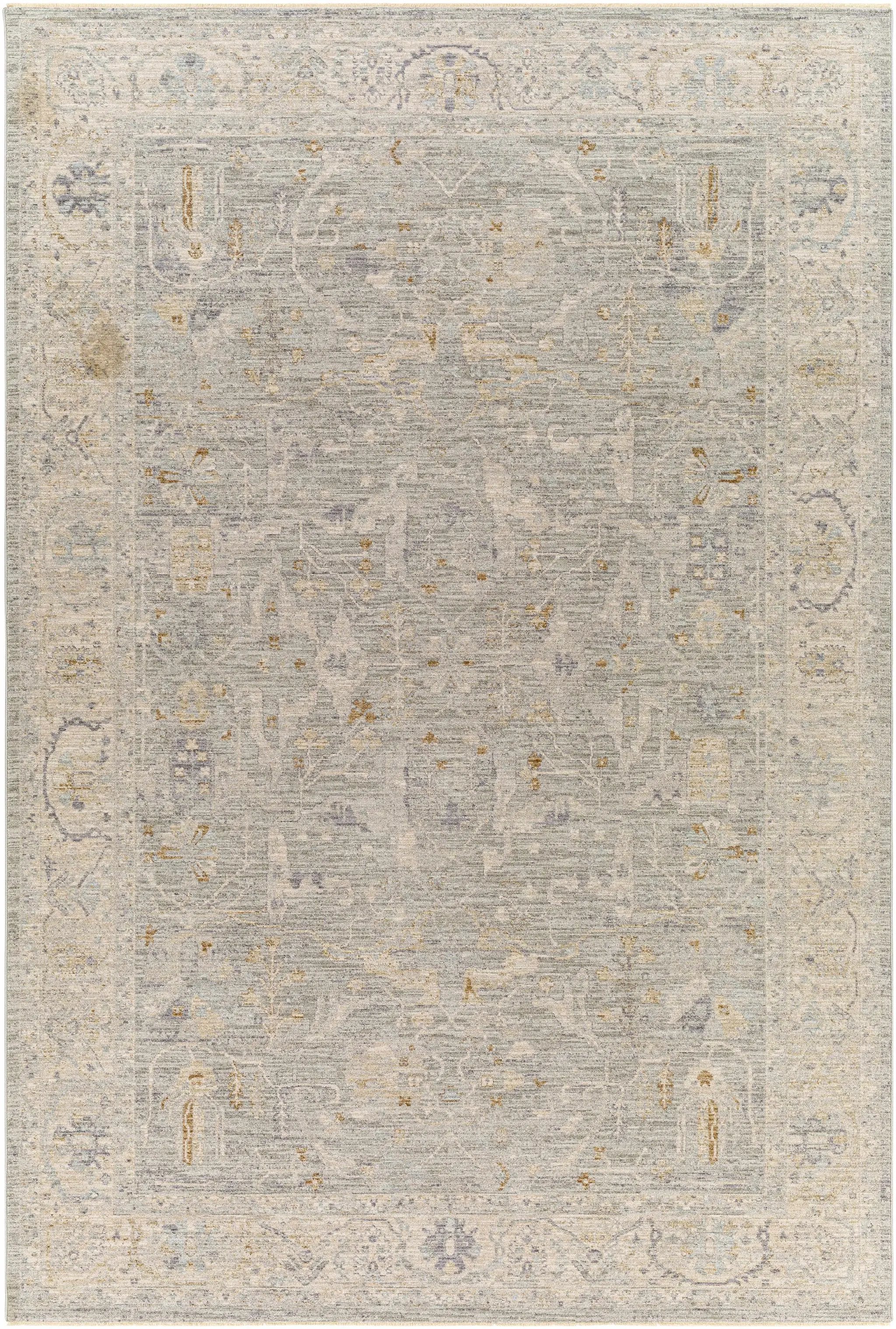 Merv Beige Neutral Thick Luxe Statement Rug by Boutique Rugs