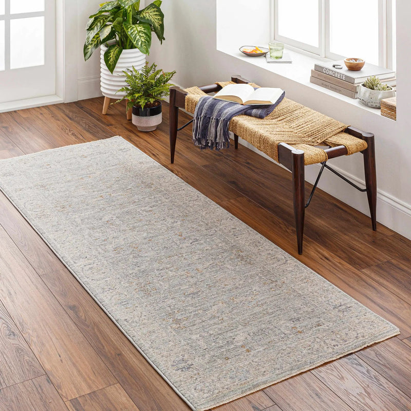 Merv Beige Neutral Thick Luxe Statement Rug by Boutique Rugs