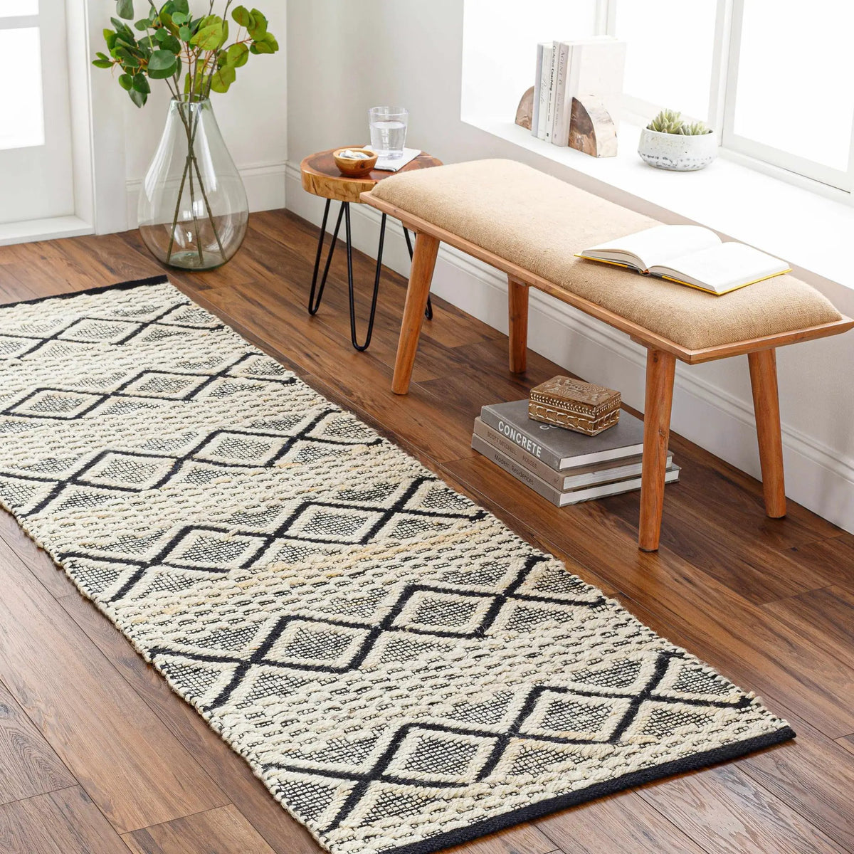 Mescal Jute Carpet - Clearance, installed in a room 2