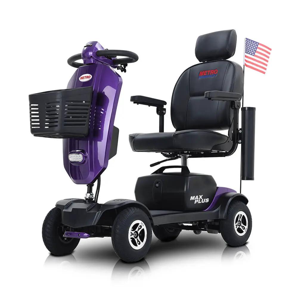 Metro Mobility Max Plus 24V/20AH Heavy Duty Electric Drive Mobility Scooter, 300LBS (SAK93164) by SAKSBY WHOLESALE