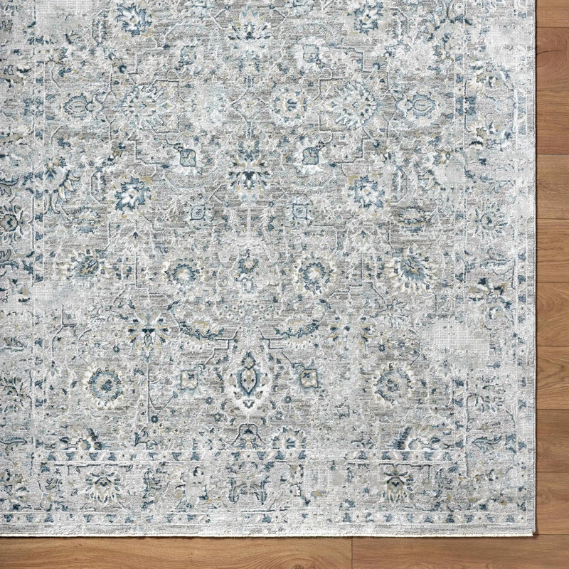 Melianna Gray Blue Thick Luxe Boutique Rug by Boutique Rugs