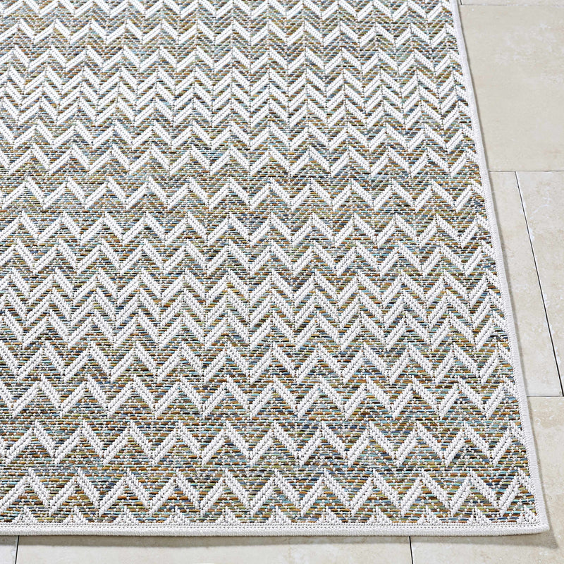 Alazne Ivory Outdoor Area Rug by Boutique Rugs