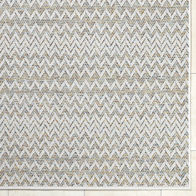 Alazne Ivory Outdoor Area Rug by Boutique Rugs