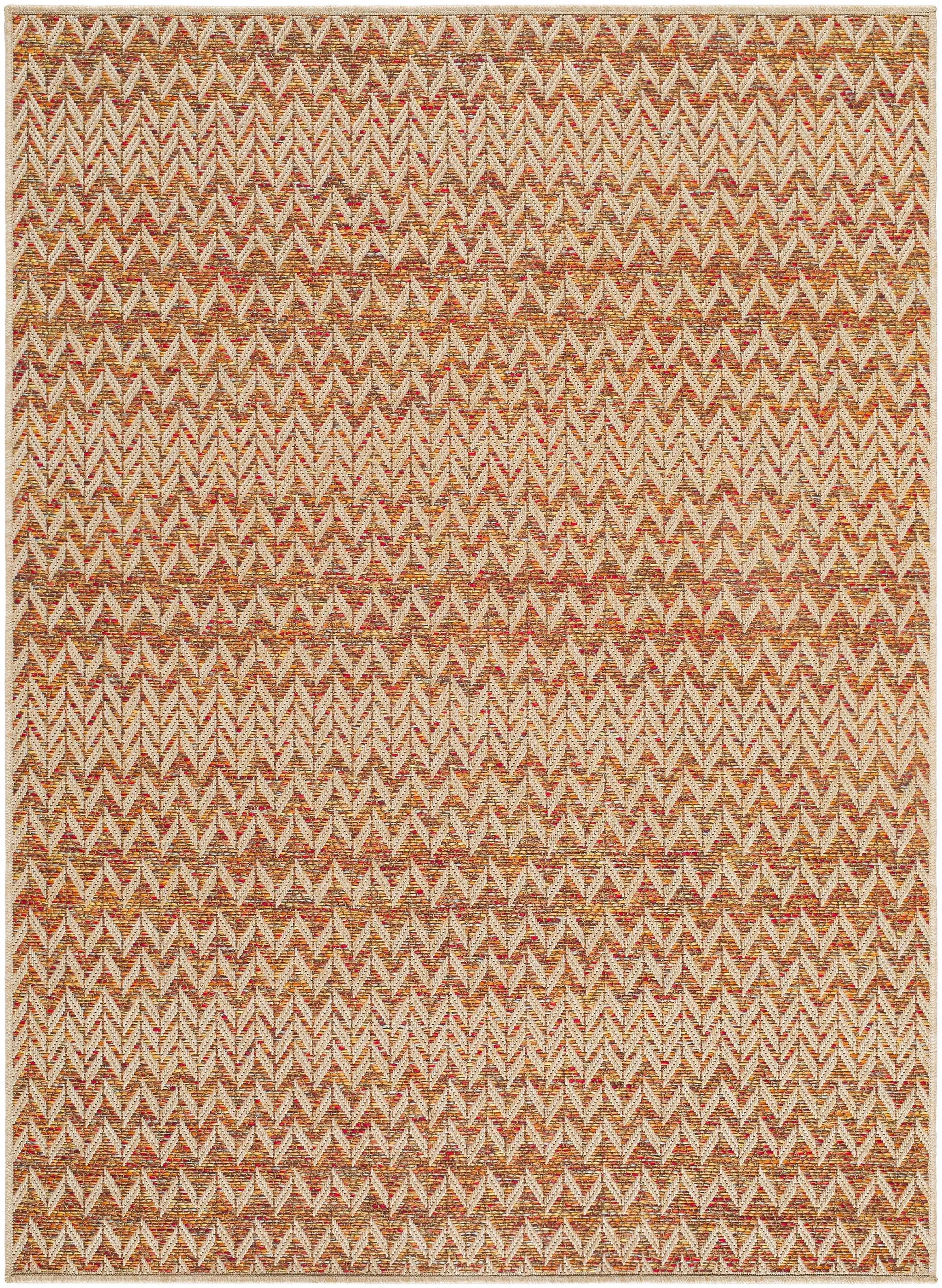 Alazne Burnt Orange Outdoor Area Rug by Boutique Rugs