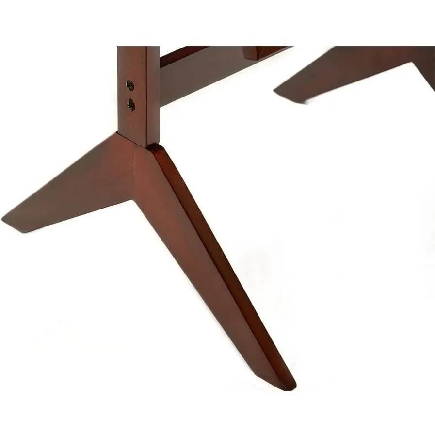 Modern Full Length Freestanding Bedroom Floor Cheval Mirror in Cherry by HomePacific