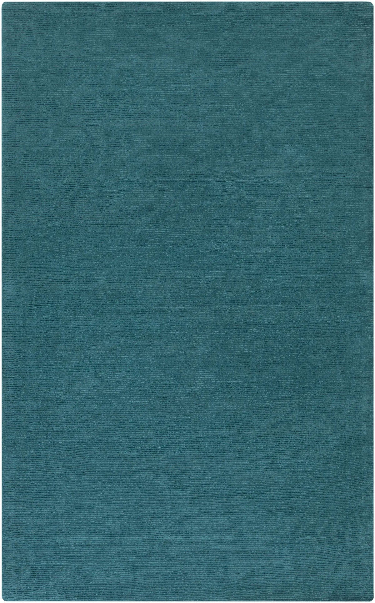 Brockton Solid Teal Wool Rug