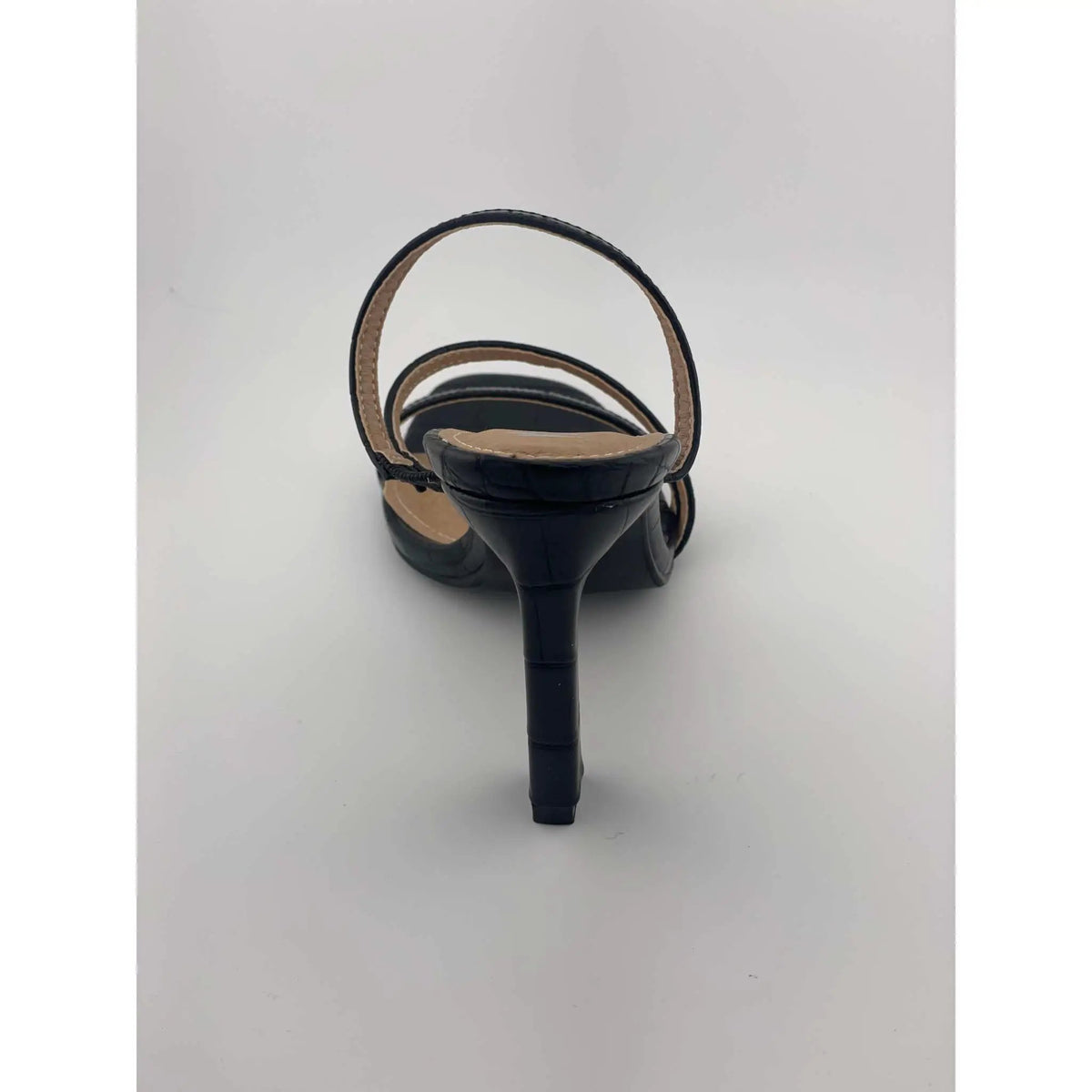 MIXX SHUZ MISS BLACK CROC PU HEELS, photo 3 of 5