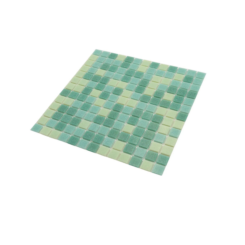 Dynasty Green 12x12 Glossy Uniform Square Glass Mosaic Tile (20 pack, 20 sq ft/case) by Apollo Tile