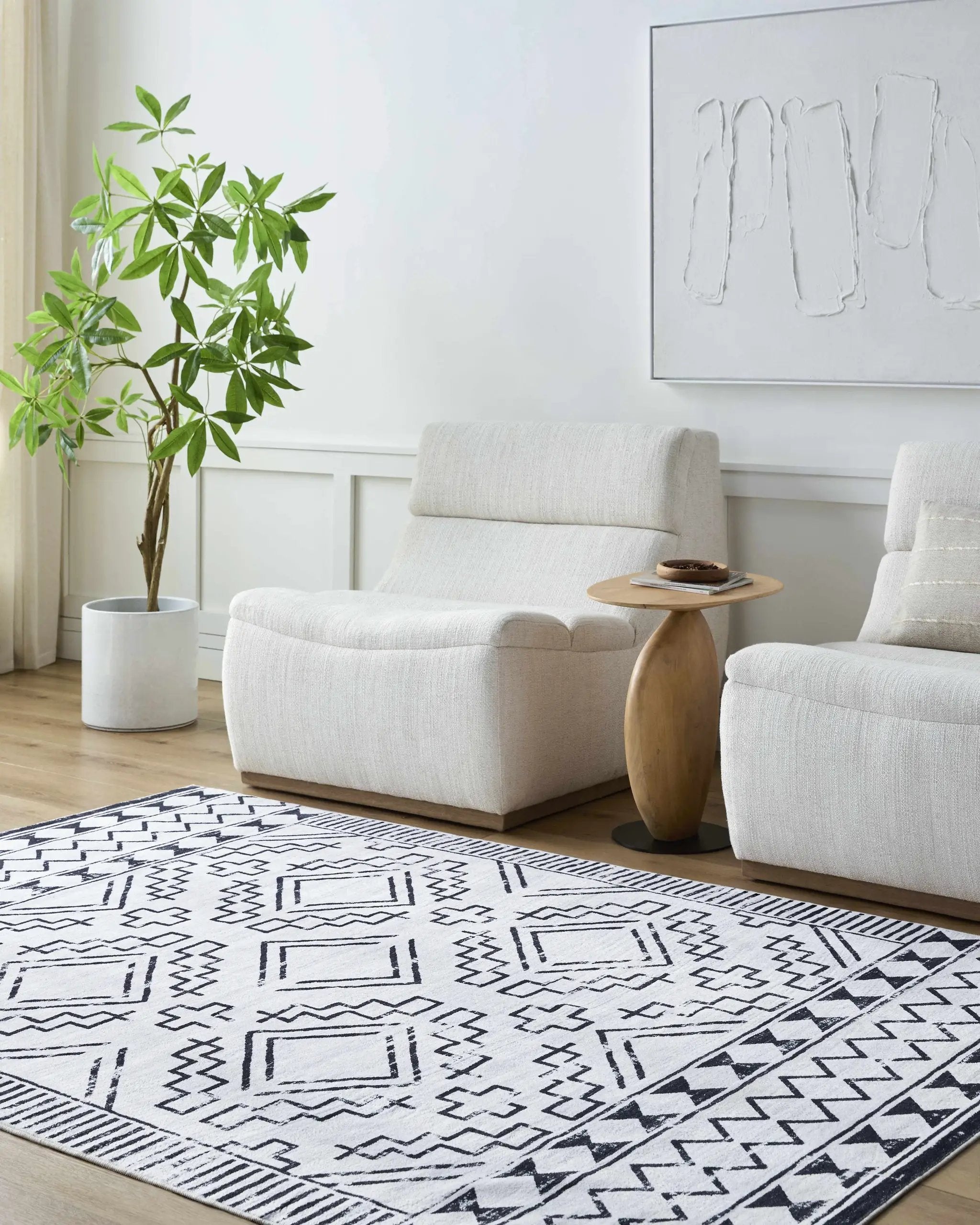Medan Washable Area Rug - Clearance by Boutique Rugs