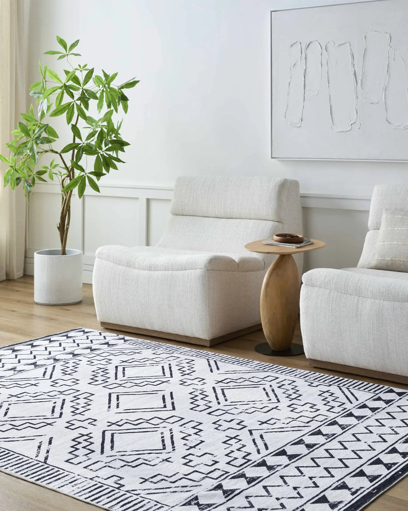 Medan Washable Area Rug - Clearance by Boutique Rugs