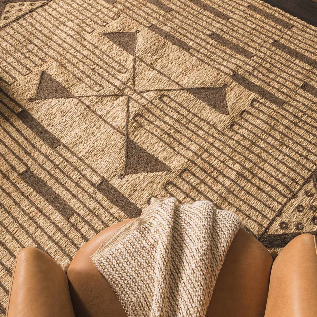 Millis Hand Knotted Jute Area Rug - Clearance by Boutique Rugs