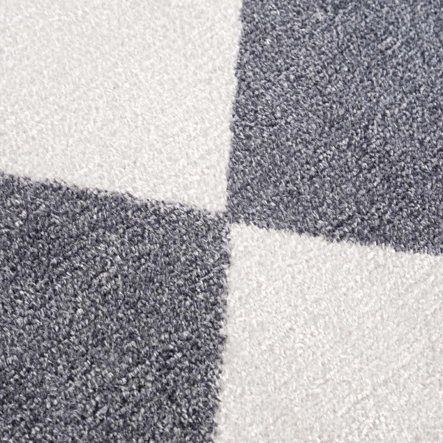 Ulric Navy Blue Diamond Washable Area Rug by Boutique Rugs