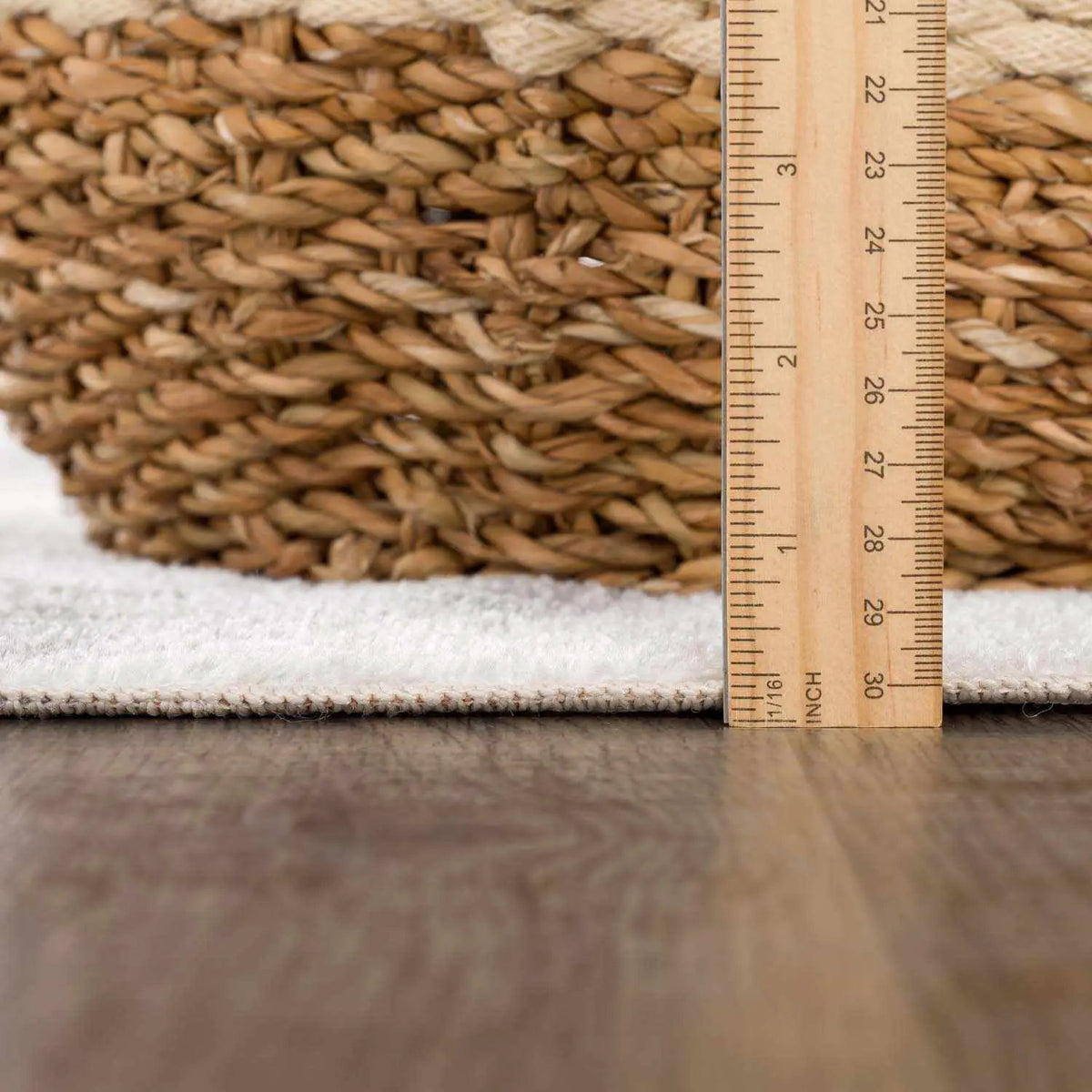 Ulric Light Gray Diamond Washable Area Rug, photo 9 of 15