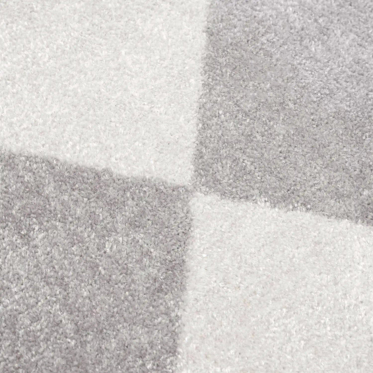 Ulric Light Gray Diamond Washable Area Rug, photo 8 of 15