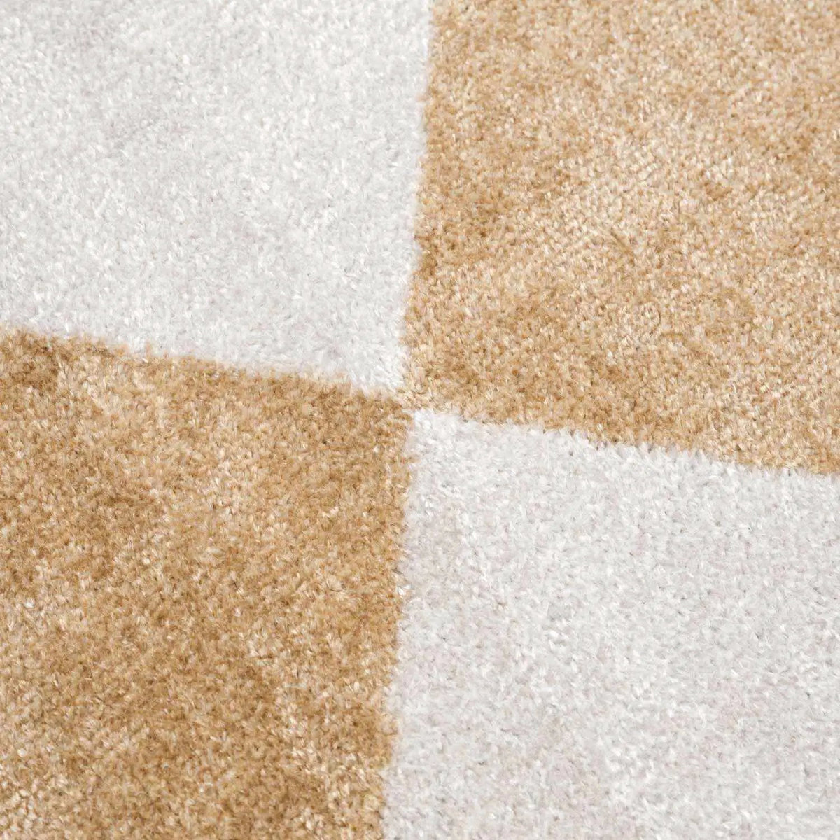 Ulric Light Brown Diamond Washable Area Rug, photo 12 of 13