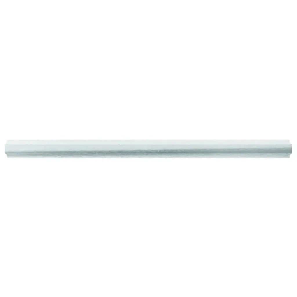 Light Gray 0.8x12 Polished Equator Pencil Marble Tile Trim (10 pack, 0.667 sq ft/case) by Apollo Tile