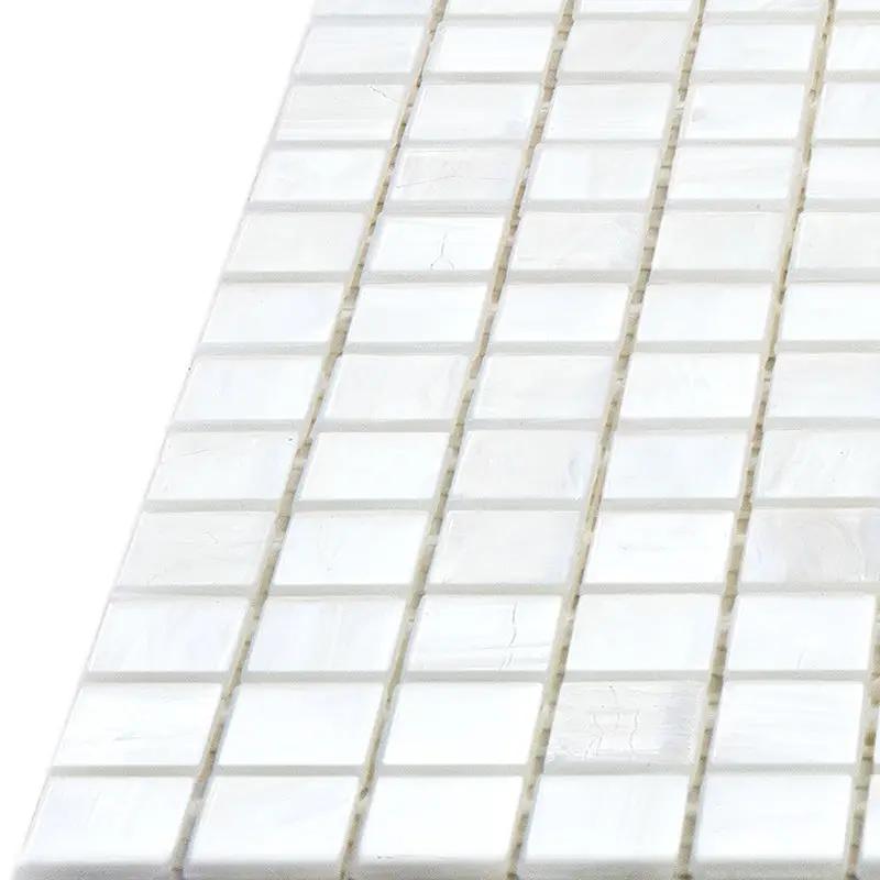 White Dove 12x12 Glossy Uniform Square Glass Mosaic Tile (20 pack, 18.69 sq ft/case) by Apollo Tile