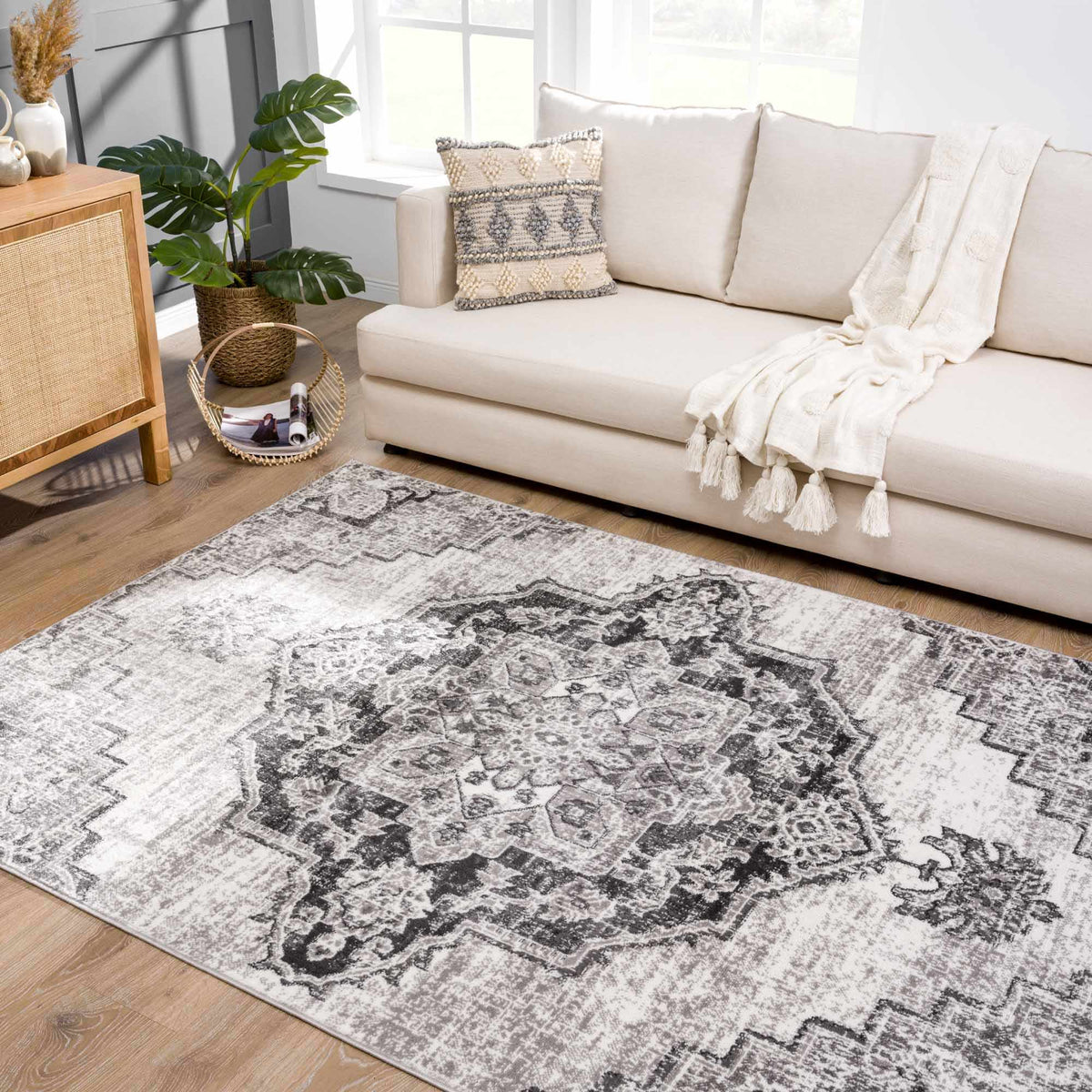 Elani Area Rug - Clearance, installed in a room