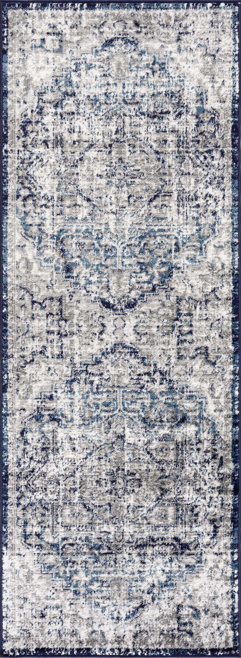 Buenaventura Navy Area Rug - Clearance by Boutique Rugs