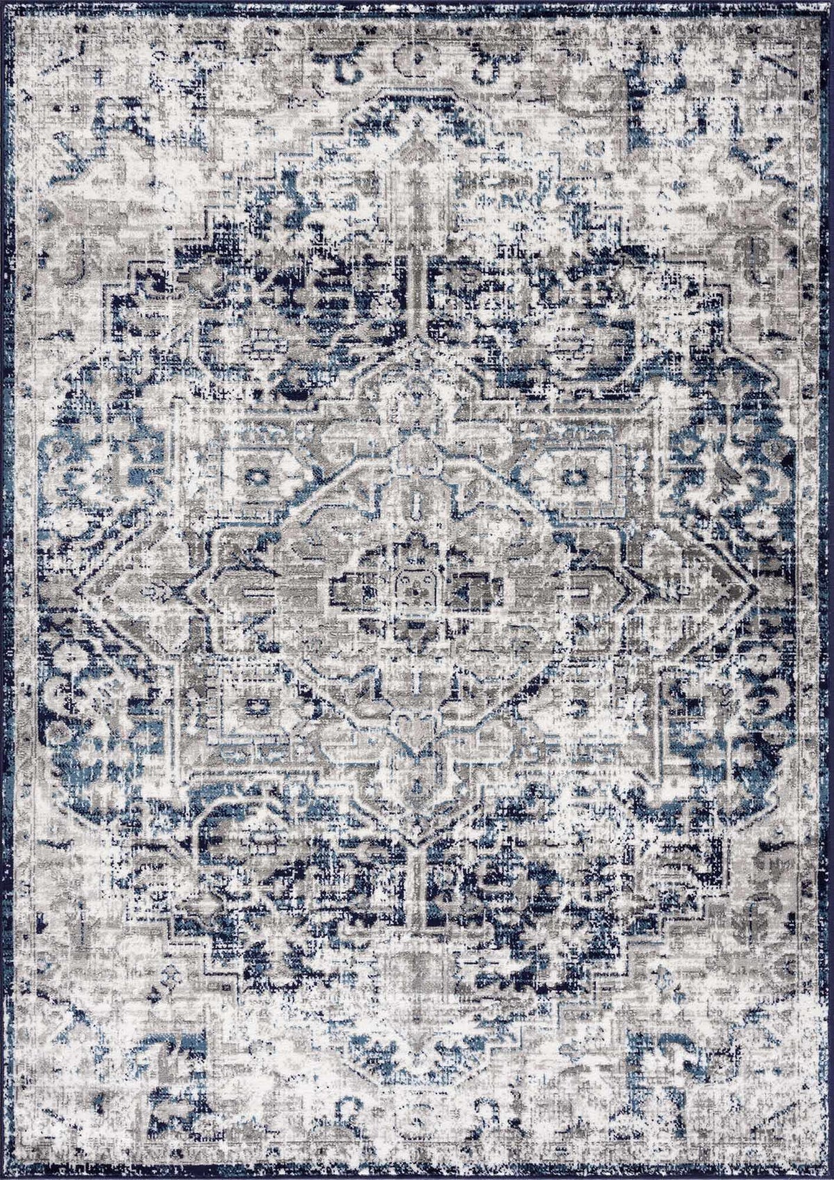 Buenaventura Navy Area Rug, photo 3 of 17