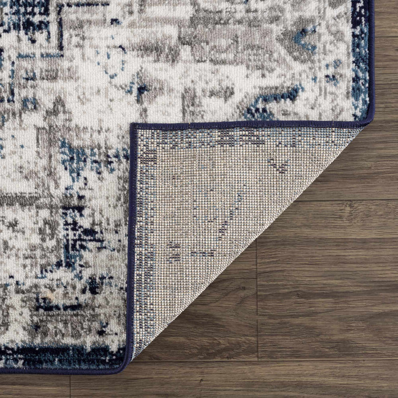 Buenaventura Navy Area Rug by Hauteloom